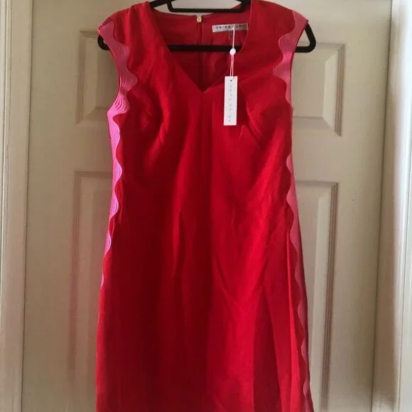 Trina Turk Enjoyable Red Hot Dress size 2 - Picture 2 of 10